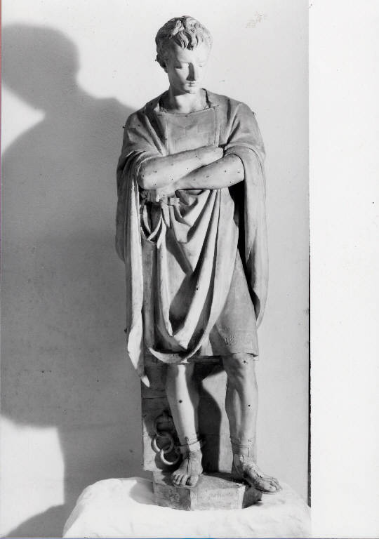 San Napoleone (scultura) di Sangiorgio, Abbondio (attribuito) (metà sec. XIX)