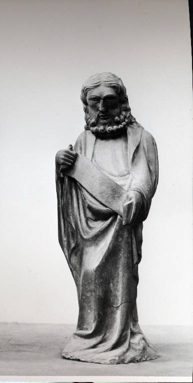 Profeta (scultura) - ambito maestri renani (fine/inizio secc. XIV/ XV)