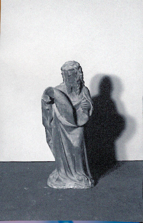 Profeta con cartiglio (scultura) - ambito dei Maestri Renani (fine/inizio secc. XIV/ XV)