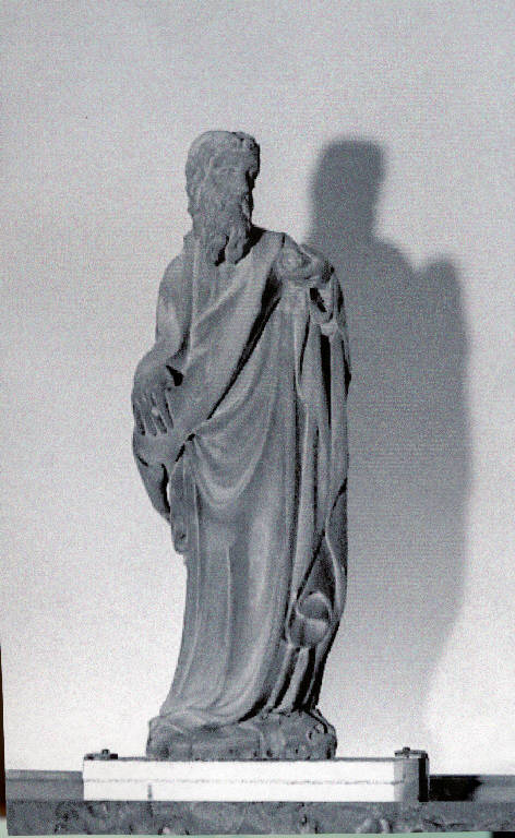 Profeta (scultura) - ambito dei maestri renani (fine/inizio secc. XIV/ XV)