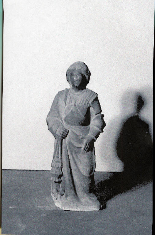 Angelo turiferario loricato (scultura) - ambito lombardo (inizio sec. XV)