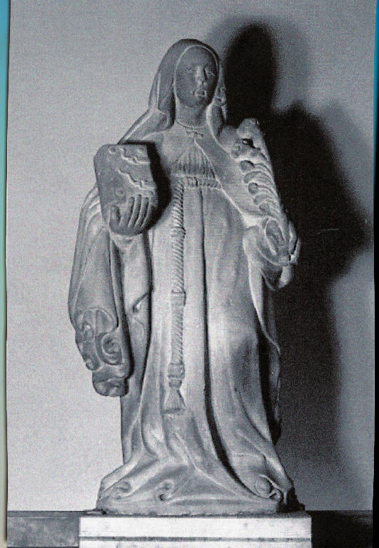 Santa Chiara (scultura) - ambito lombardo (inizio sec. XV)