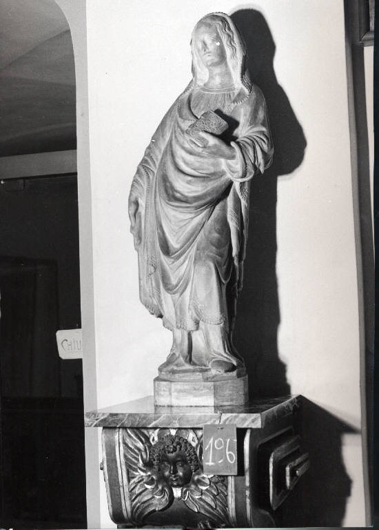 Madonna annunciata (scultura) - ambito lombardo (prima metà sec. XV)