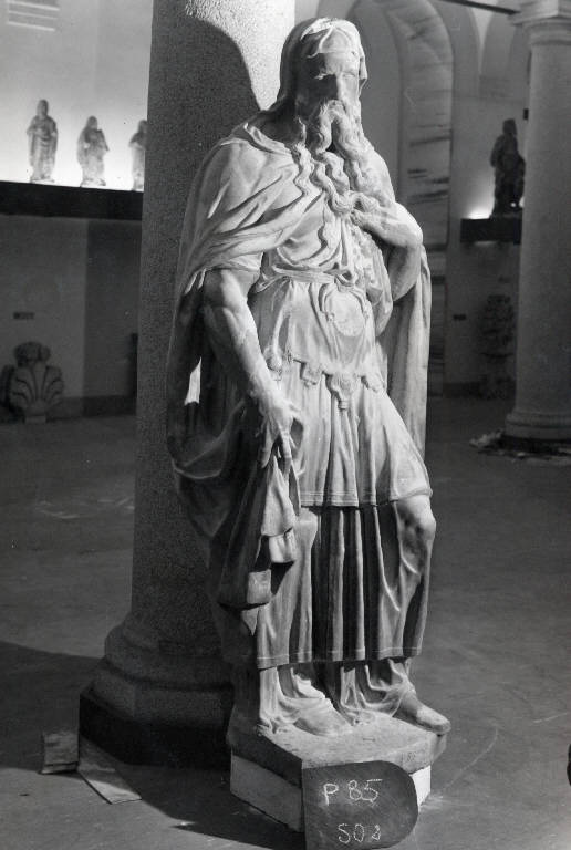 Giosuè (scultura) di Brambilla, Francesco (maniera) (fine sec. XVI)
