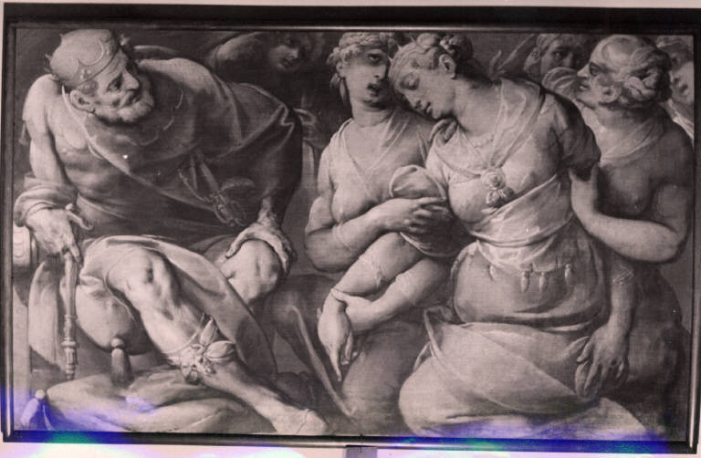 Ester e Assuero, Ester e Assuero (dipinto) di Crespi, Giovan Battista (attribuito) (prima metà sec. XVII)
