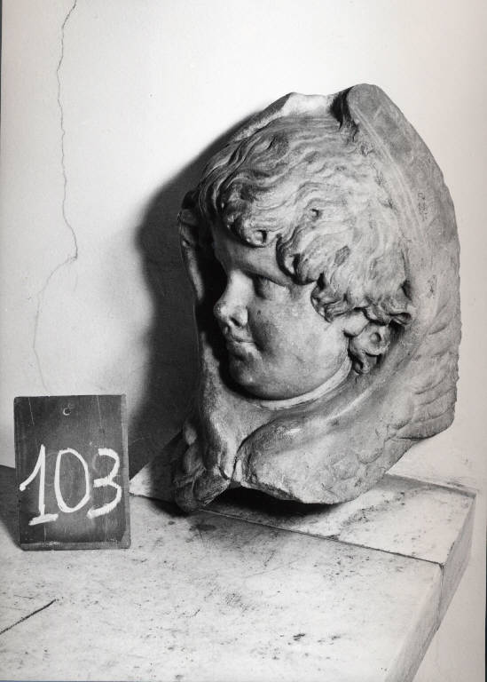 Cherubino (scultura) - ambito lombardo (metà sec. XVII)