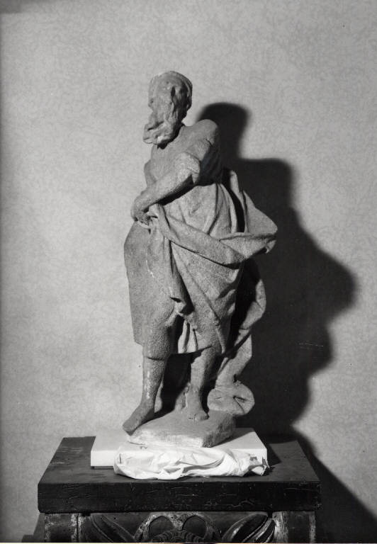 Profeta (scultura) di Brunetto, Giovanni Battista (attribuito) (prima metà sec. XVIII)