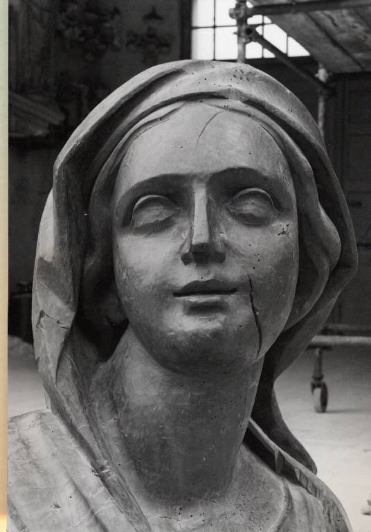 Busto di Madonna Assunta (scultura) di Antignati, Giuseppe (seconda metà sec. XVIII)