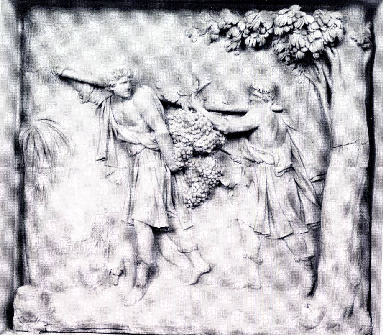 I frutti della terra promessa, I frutti della terra promessa (scultura) di Carabelli, Francesco (attribuito) (ultimo quarto sec. XVIII)