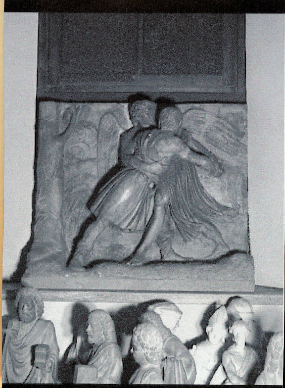 Giacobbe lotta con l'angelo (scultura) di Carabelli, Donato (ultimo quarto sec. XVIII)