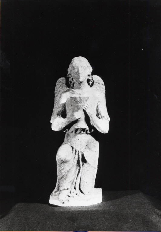 Angelo con calice (scultura) di Benzoni, Giuseppe (attribuito) (seconda metà sec. XIX)