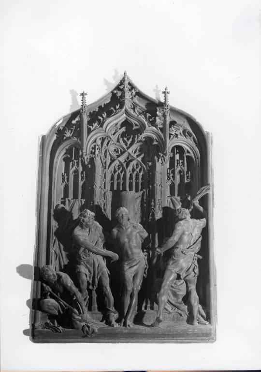 Flagellazione di Cristo (scultura) di Pogliaghi, Lodovico (fine/inizio secc. XIX/ XX)