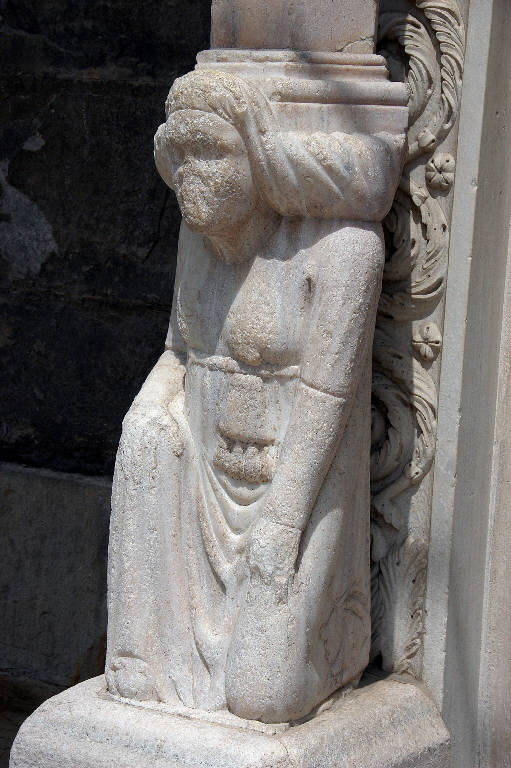 Telamone (scultura) di Giovanni da Campione (bottega) (sec. XIV)