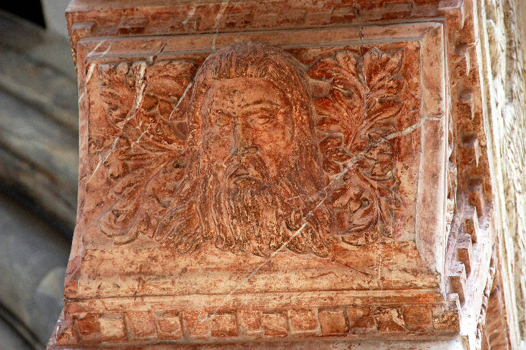 Testa di Adamo (rilievo) di Giovanni da Campione (bottega) (sec. XIV)