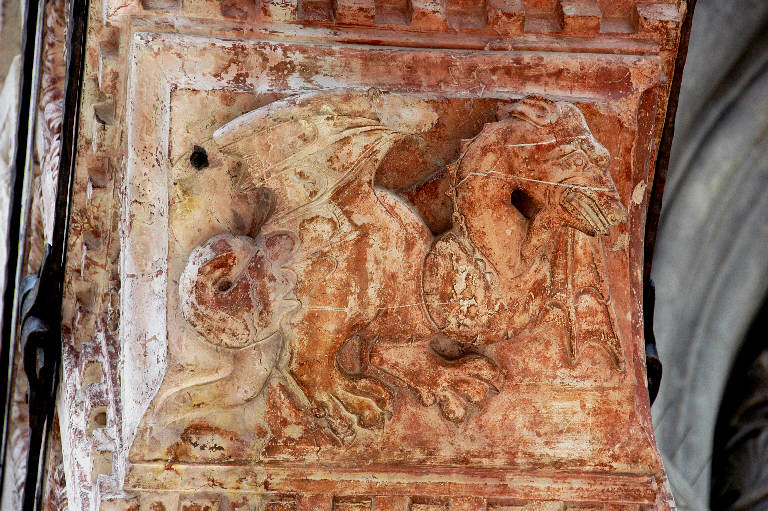 Drago (rilievo) di Giovanni da Campione (bottega) (sec. XIV)