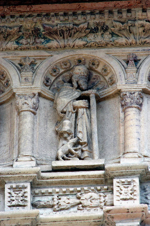 Sant'Antonio Abate (rilievo) - ambito lombardo (fine sec. XIV)