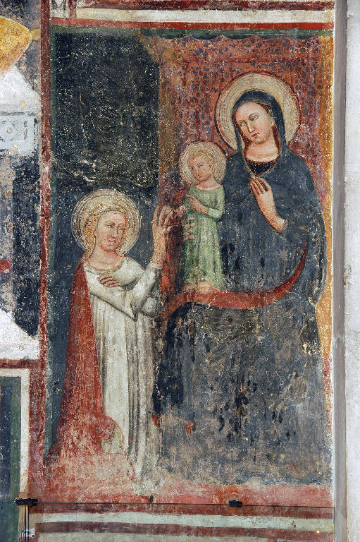 Matrimonio mistico di Santa Caterina d'Alessandria (dipinto) - ambito lombardo (seconda metà sec. XIV)