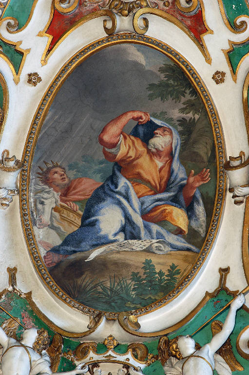 Elia vede la nuvola che annuncia la pioggia (dipinto) di Ferri, Ciro (sec. XVII)