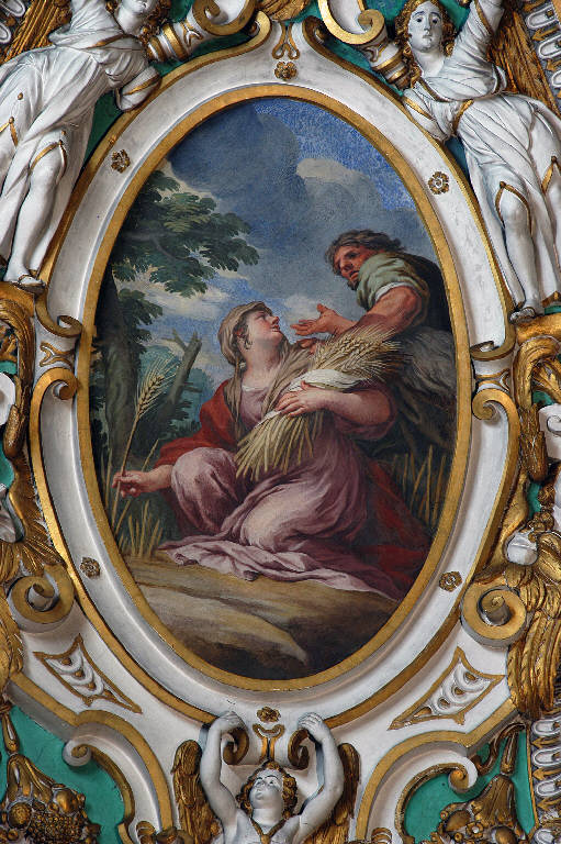 Ruth nel campo di Boaz (dipinto) di Ferri, Ciro (sec. XVII)