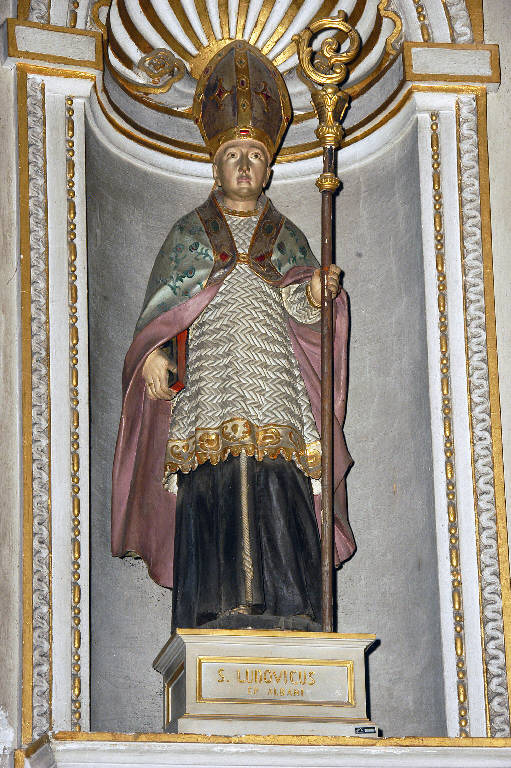 San Ludovico vescovo di Tolosa (statua) - bottega lombarda (sec. XVII)