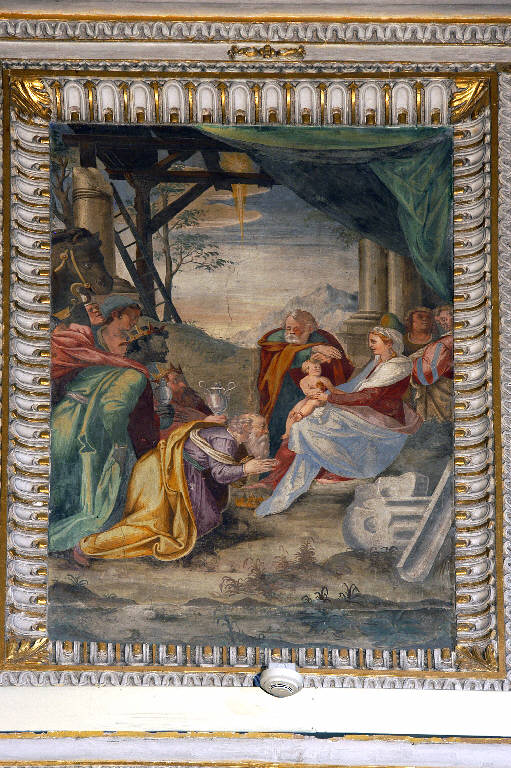 Adorazione dei Re Magi (dipinto) - ambito lombardo (fine/inizio secc. XVI/ XVII)
