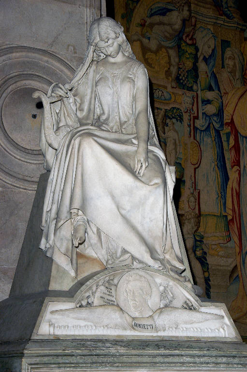 Armonia dolente, Figura femminile dolente (statua) di Vela, Vincenzo (sec. XIX)