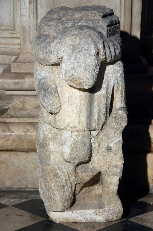 Telamone (statua) - ambito campionese (metà sec. XIV)