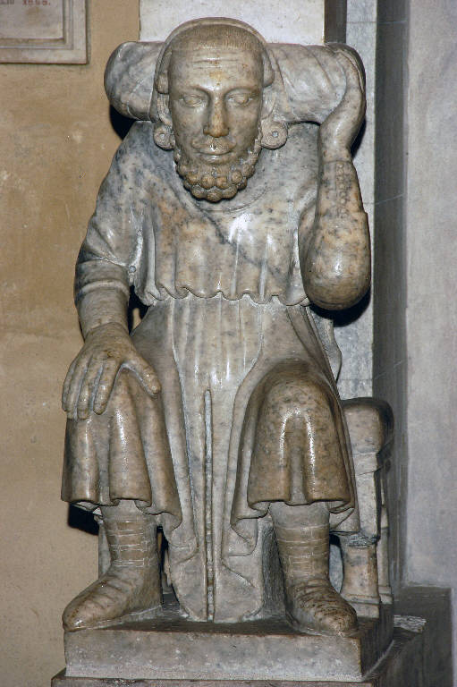 Telamone (scultura) di Ugo da Campione (attribuito) (sec. XIV)