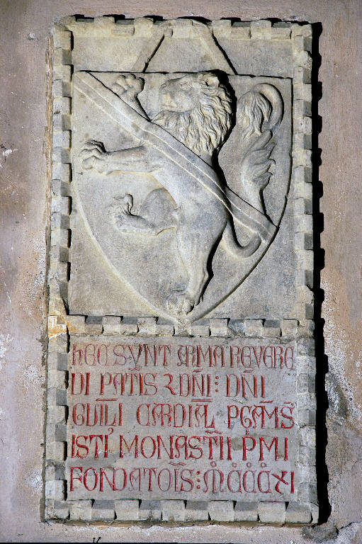 lapide commemorativa - bottega lombarda (sec. XIV)