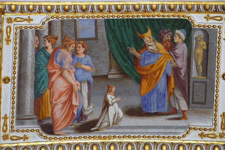 Presentazione di Maria Vergine al tempio (dipinto) - ambito lombardo (sec. XVI)