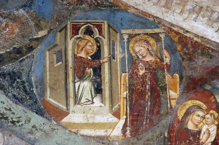 Annunciazione (dipinto) di Maestro dell'Albero della Vita (sec. XIV)