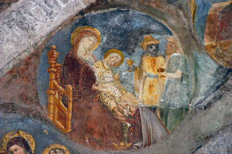 Adorazione dei Re Magi (dipinto) di Maestro dell'Albero della Vita (sec. XIV)