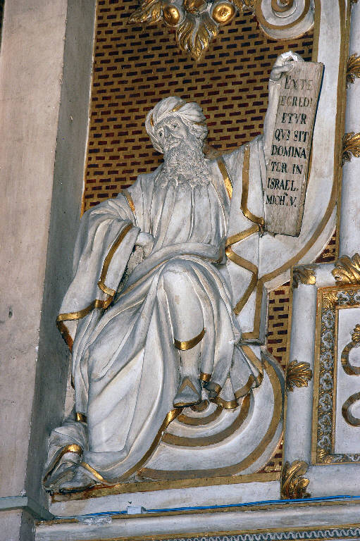 Michea (rilievo) di Sala, Giovanni Angelo; Sala, Gerolamo (sec. XVII)