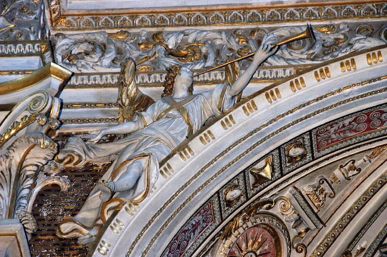 Angeli con tube, Angioletti (decorazione plastica) di Sala, Giovanni Angelo; Sala, Gerolamo (bottega; bottega) (sec. XVII)