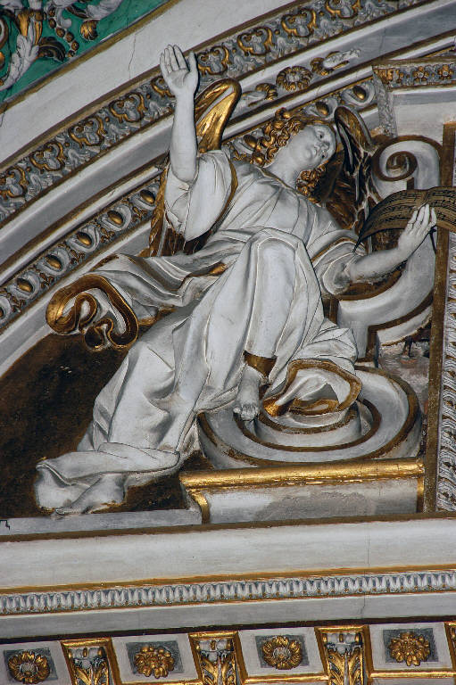 Angelo musicante con spartito (rilievo) di Sala, Giovanni Angelo; Sala, Gerolamo (bottega; bottega) (sec. XVII)
