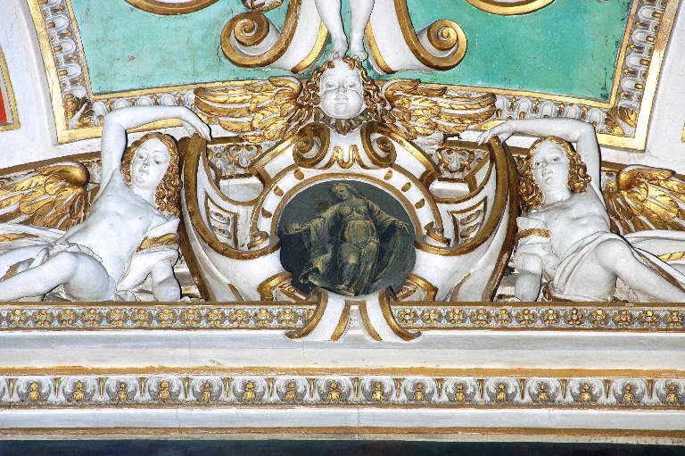Figura allegorica femminile con corona (dipinto) di Sala, Giovanni Angelo; Sala, Gerolamo (bottega; bottega) (sec. XVII)