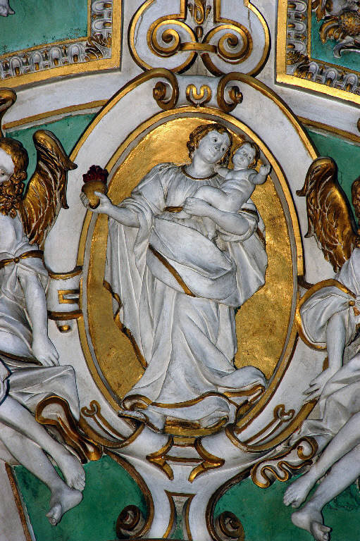 Carità (rilievo) di Sala, Giovanni Angelo; Sala, Gerolamo (sec. XVII)