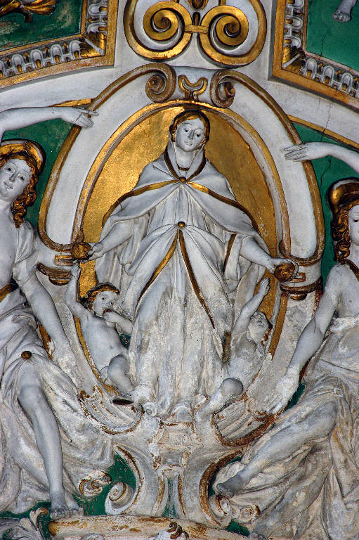 Figura allegorica femminile (rilievo) di Sala, Giovanni Angelo; Sala, Gerolamo (sec. XVII)