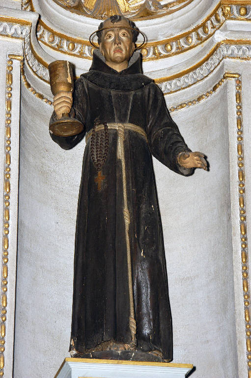 San Nicola da Tolentino (statua) - bottega lombarda (sec. XVII)