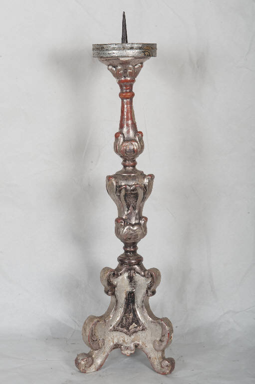 candeliere d'altare - ambito lombardo (fine sec. XVIII)