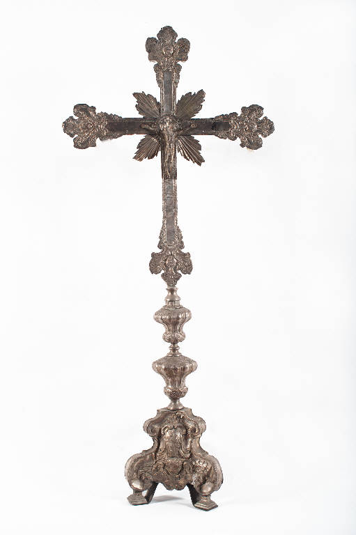 Visitazione (croce d'altare) - bottega lombardo-veneta (prima metà sec. XVIII)