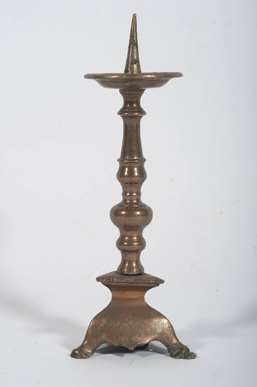 candeliere d'altare - bottega lombardo-veneta (ultimo quarto sec. XVII)