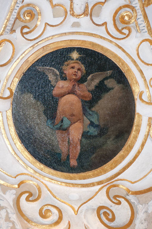 Angioletto con stella (dipinto) di Maironi, Angelo (sec. XX)