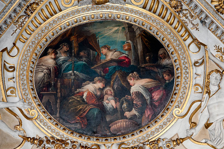 Nascita di Maria Vergine (dipinto) di Bassano, Francesco (sec. XVI)