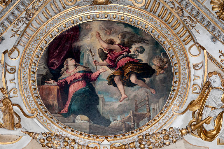 Annunciazione (dipinto) di Bassano, Francesco (sec. XVI)