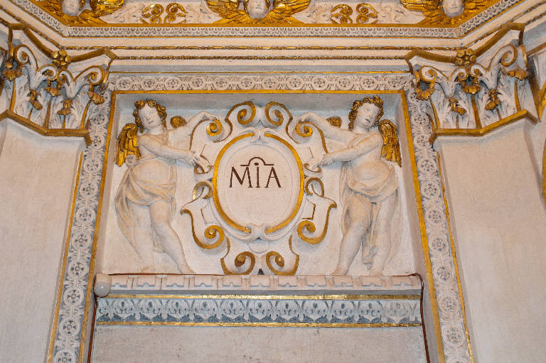 Angioletti reggicartiglio (decorazione plastica) di Porta, Lorenzo (e aiuti) (sec. XVII)