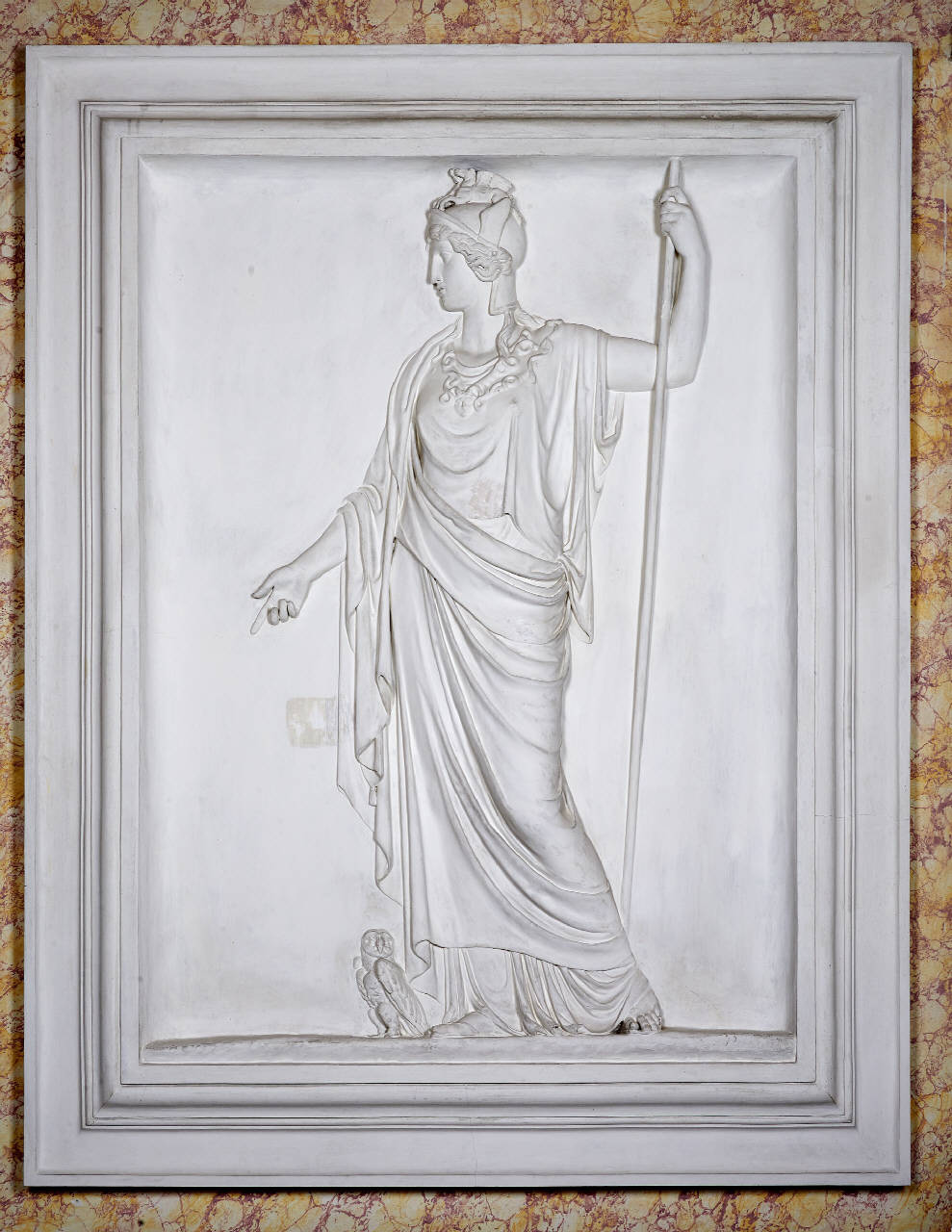Minerva (rilievo) di Pacetti, Camillo - ambito Italia centro-settentrionale (primo quarto sec. XIX)