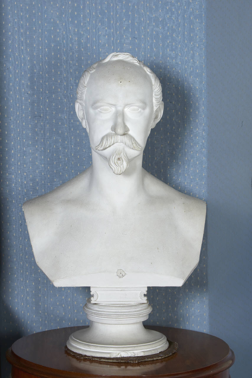 Il duca Bernardo di Sassonia Meiningen (busto) di Müller, Ferdinand - ambito tedesco (seconda metà sec. XIX)