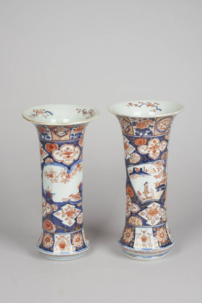 vaso di  (decorazione) - manifattura giapponese (prima metà sec. XIX)