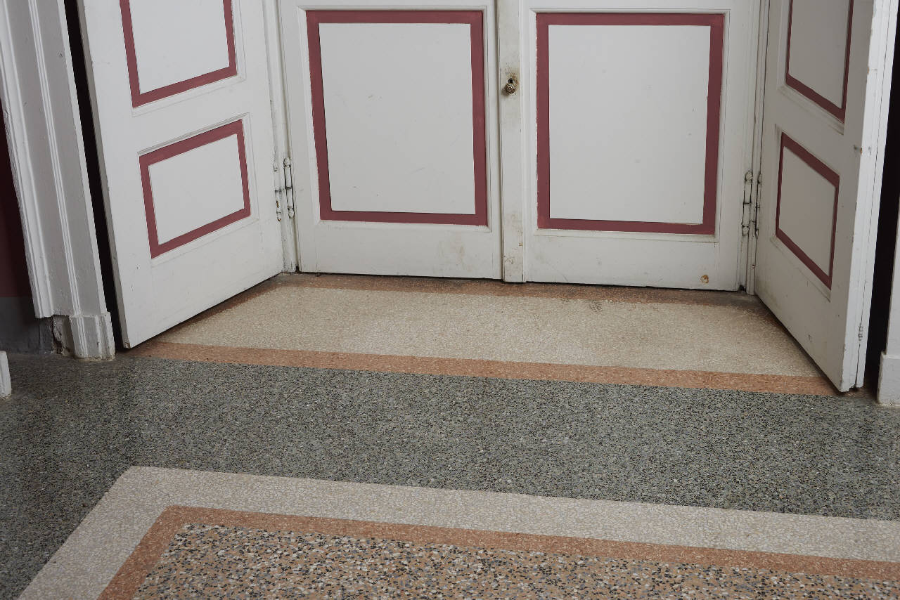 Pavimento in seminato veneziano (pavimentazione) - maestranze lombarde (sec. XIX)